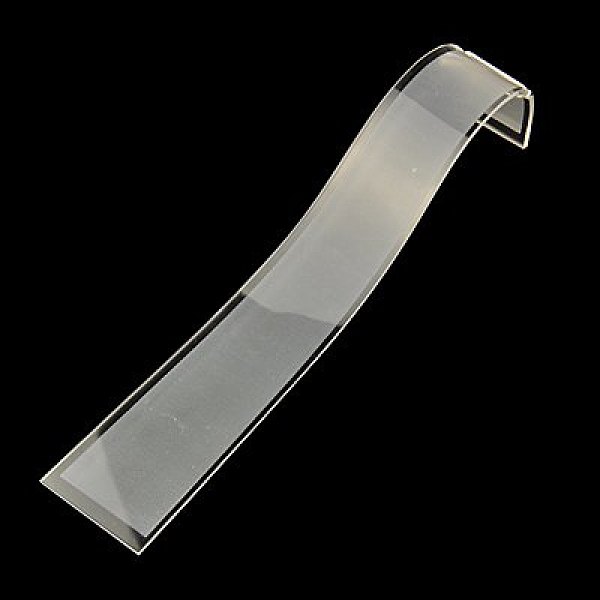 

PandaHall Organic Glass Necklace Displays, White, 200x40x45mm Plastic White