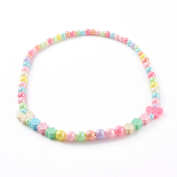 Runde Perlenketten Aus Acryl Für Kinder