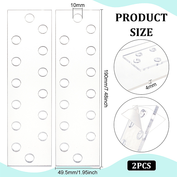 Acryl-Kreuzstich-/Stickgarn-Organizer-Karten