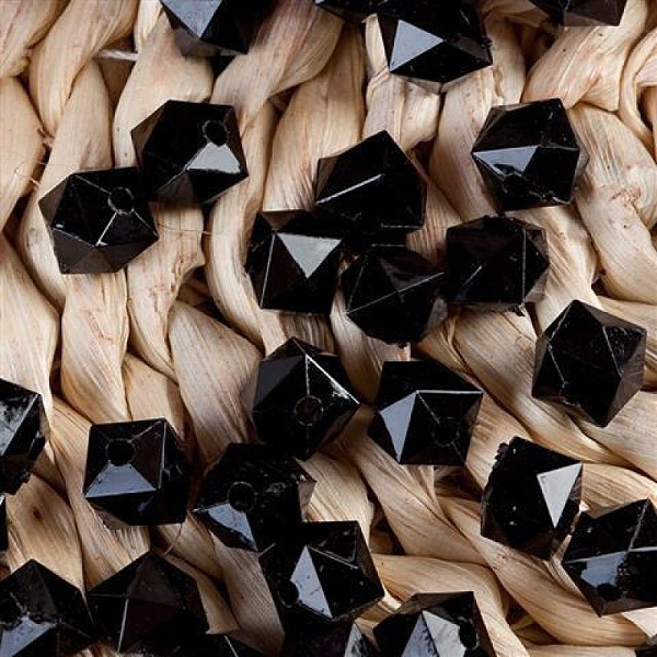 

PandaHall Transparent Acrylic Beads, Cube, Faceted, Black, 8mm Acrylic Cube Black