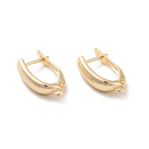 

PandaHall Rack Plating Brass Hoop Earring Findings with Latch Back Closure, with Horizontal Loop, Long-Lasting Plated, Cadmium Free & Lead...