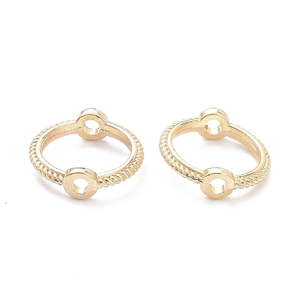 

PandaHall Brass Bead Frames, Long-Lasting Plated, Round Ring, Real 14K Gold Plated, 11x3mm, Hole: 1.6mm, Inner Diameter: 8.4mm Brass Ring