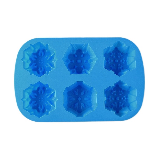 

PandaHall Snowflake Cake DIY Food Grade Silicone Mold, Cake Molds (Random Color is not Necessarily The Color of the Picture), Random Color..., Multicolor