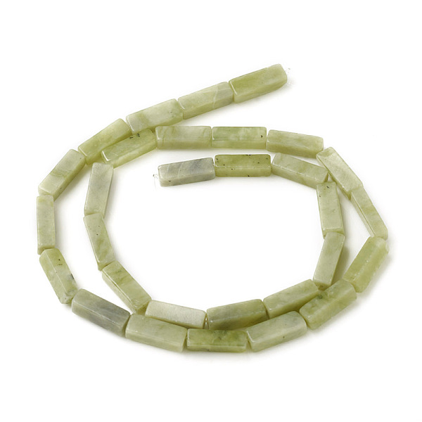 

PandaHall Natural Taiwan Jade Beads Strands, Cuboid, 13~14x4~4.5x4~4.5mm, Hole: 1.2mm, about 29pcs/strand, 16.5 inch(41cm) TaiWan Jade...