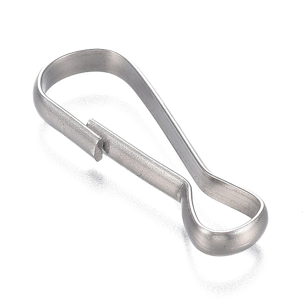 

PandaHall 304 Stainless Steel Keychain Clasp Findings, Stainless Steel Color, 32x11x3mm 304 Stainless Steel Others