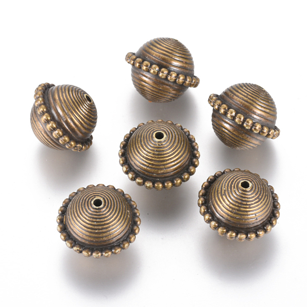 

PandaHall CCB Plastic Beads, Rondelle, Antique Bronze, 22.5x19mm, Hole: 2mm Plastic Rondelle