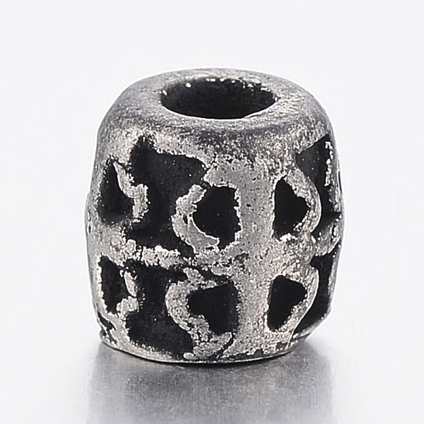 

PandaHall 304 Stainless Steel Beads, Column, Gunmetal, 5x5mm, Hole: 2mm 304 Stainless Steel Column