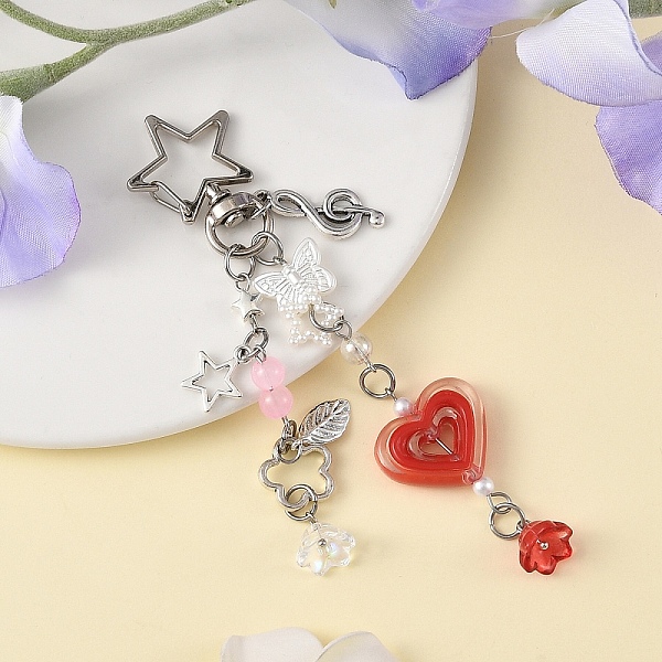 Alloy Acrylic Glass Pendant Decorations