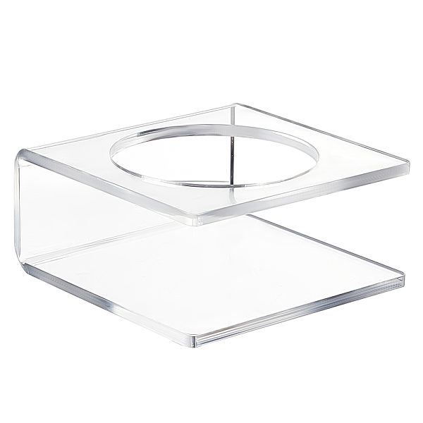 

PandaHall AHANDMAKER Acrylic Basketball Display Stand Holder, 3.15 Inch Football Stand Ball Holder Ball Storage Rack, Round Ball Pedestal..., Clear