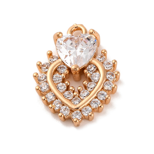 Brass Micro Pave Cl… - image
