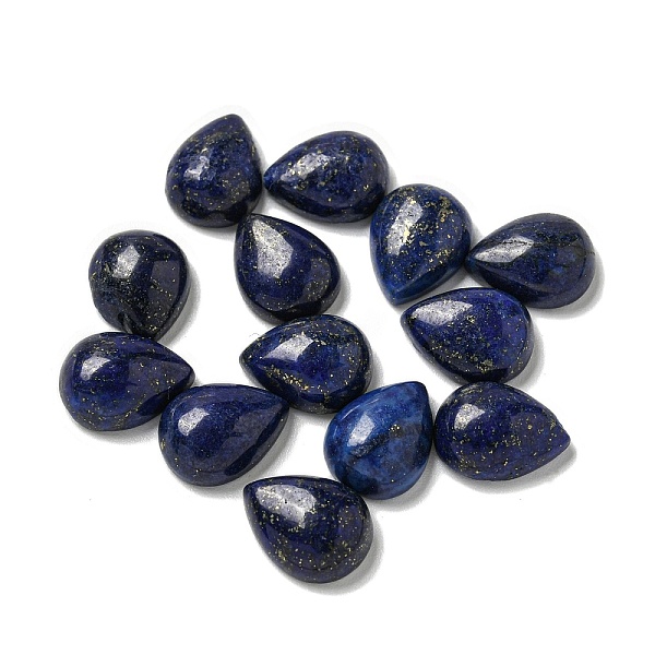 

PandaHall Natural Lapis Lazuli Cabochons, Teardrop, 10.5x8x4mm Lapis Lazuli Teardrop