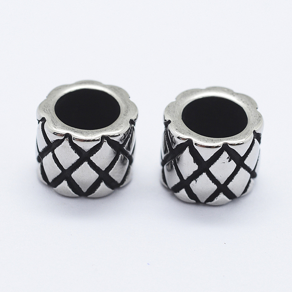 316 Surgical Stainless Steel European Beads