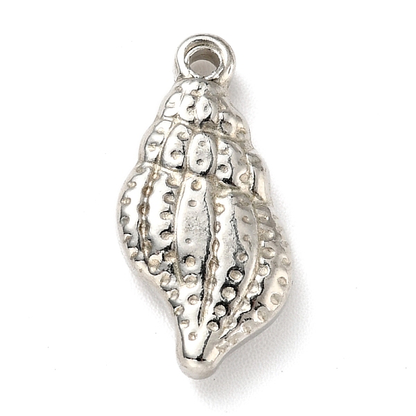 

PandaHall 201 Stainless Steel Machine Polishing Pendants, Sea Snail, Stainless Steel Color, 18.5x9x3.5mm, Hole: 1.5mm 201 Stainless Steel...