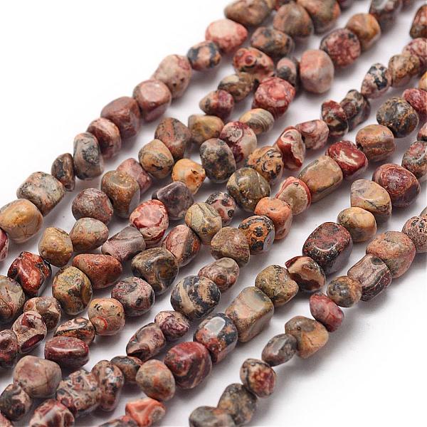 

PandaHall Natural Leopard Skin Jasper Beads Strands, Nuggets, 3~5x3~5x3~8mm, Hole: 1mm, about 85~90pcs/strand, 15.7 inch(40cm) Leopard Skin...