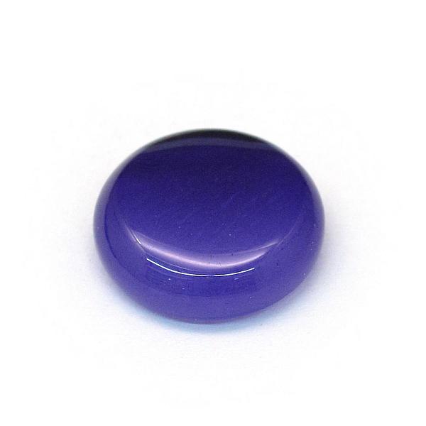 

PandaHall Dyed Natural Striped Agate/Banded Agate Cabochons, Half Round/Dome, Mauve, 14x5~6mm Banded Agate Half Round Purple