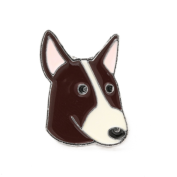 

PandaHall Dog Enamel Pin with Brass Butterfly Clutches, Alloy Badge for Backpack Clothing, Bulldog Pattern, 24.5x20.5x10mm, Pin: 1.1mm...