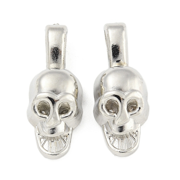 

PandaHall CCB Plastic Pendants, Platiumn, Skull, 20x8x6.5mm, Hole: 5x3mm Plastic Skull