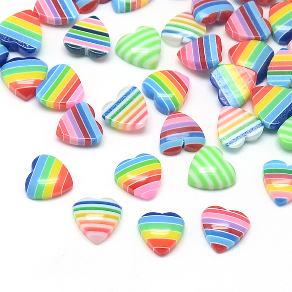 Resin Striped Caboc… - image