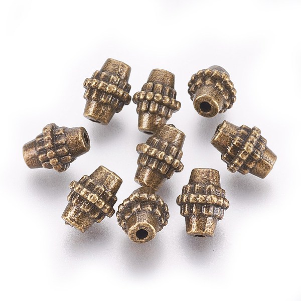 

PandaHall Tibetan Style Beads, Zinc Alloy Beads, Lead Free & Nickel Free & Cadmium Free, Antique Bronze Color, Rhombus, 8mm in diameter...