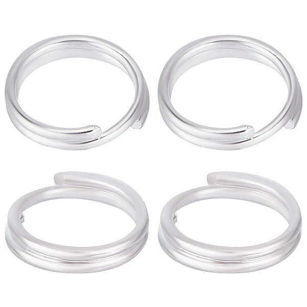 

PandaHall Beebeecraft 20Pcs 925 Sterling Silver Split Jump Rings, Double Loop Jump Rings, Ring, Silver, 6x2mm, Hole: 4.5mm Sterling Silver...