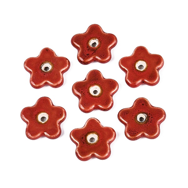 Vintage Handmade Porcelain Beads