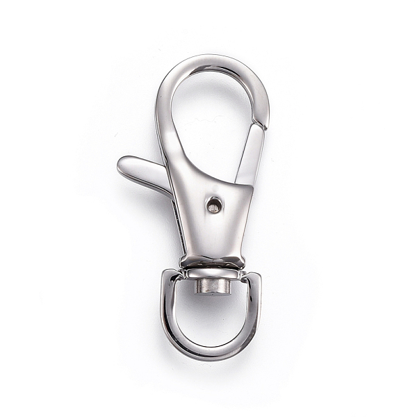304 Stainless Steel Swivel Lobster Claw Clasps
