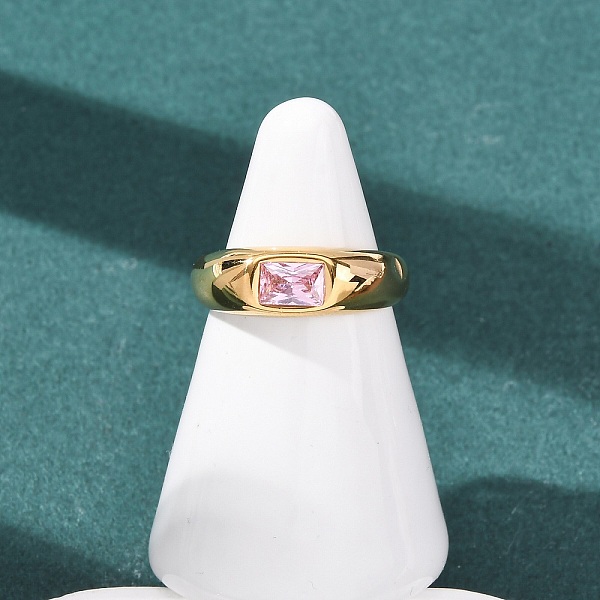 304 Stainless Steel Wide Band Finger Rings