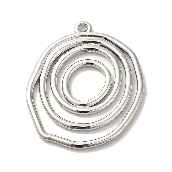 

PandaHall 304 Stainless Steel Pendants, Irregular Flat Round Charm, Stainless Steel Color, 28x23x2mm, Hole: 1.4mm 304 Stainless Steel Flat...