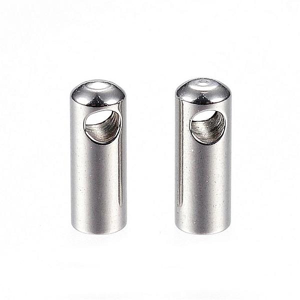 

PandaHall 304 Stainless Steel Cord Ends, End Caps, Stainless Steel Color, 7.5x3mm, Hole: 1.2mm, Inner Diameter: 2.1mm 304 Stainless Steel