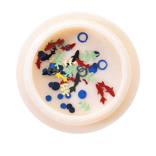 

PandaHall Ocean Theme Paper Cabochons, Nail Art Decorations Accessories for Women, Mixed Shape, Mixed Color, 2~7x2~4x0.1mm, 50pcs/box Paper..., Multicolor