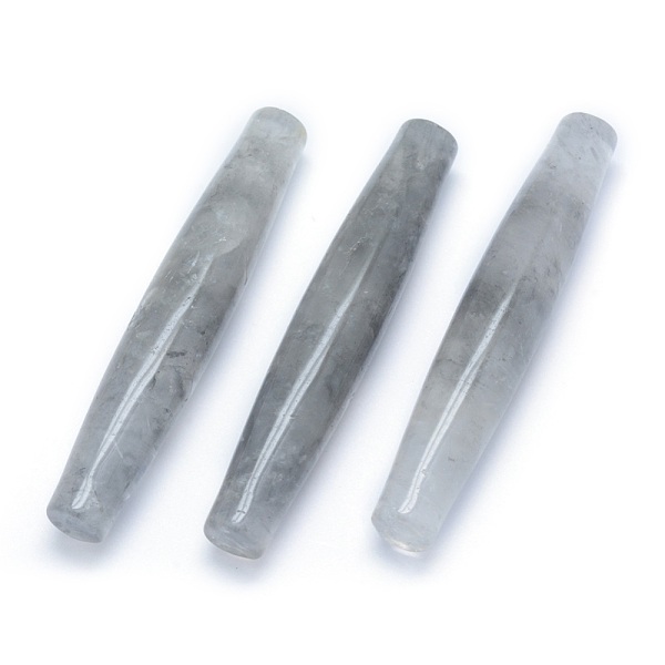 

PandaHall Natural Cloudy Quartz Beads, No Hole/Undrilled, Rice, 73.5~74.5x13~13.5mm Cloudy Quartz Rice