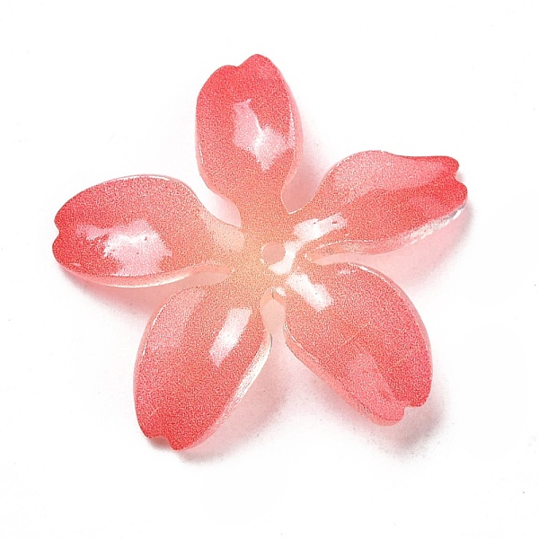 

PandaHall Acrylic Bead Caps, with Heat shrinkable piece, Flower, 22.5x23.5x2.5mm, Hole: 1mm Acrylic Flower