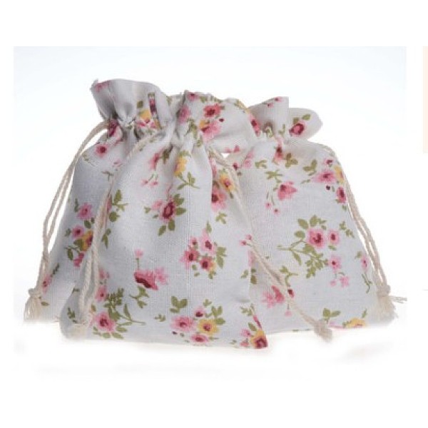 

PandaHall Printing Burlap Packing Pouches, Drawstring Bags, Colorful, 10x14cm Burlap