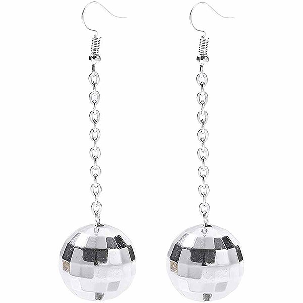 

PandaHall Stainless Steel Mirror Ball Earrings for Women Stainless Steel Round