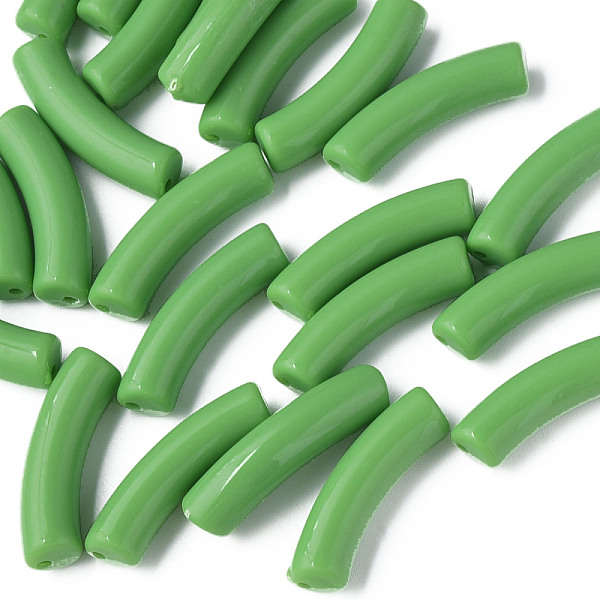 Opaque Acrylic Beads - image