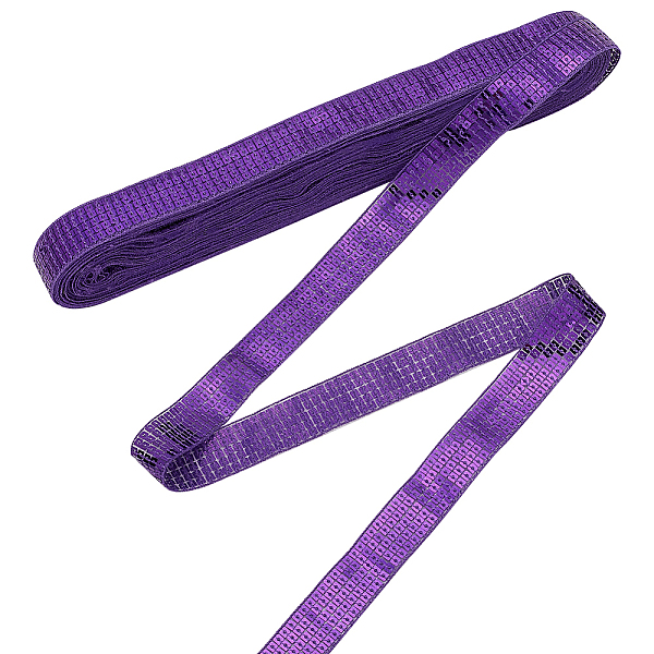 PH PandaHall 20yards Purple Paillette Sequins Trim