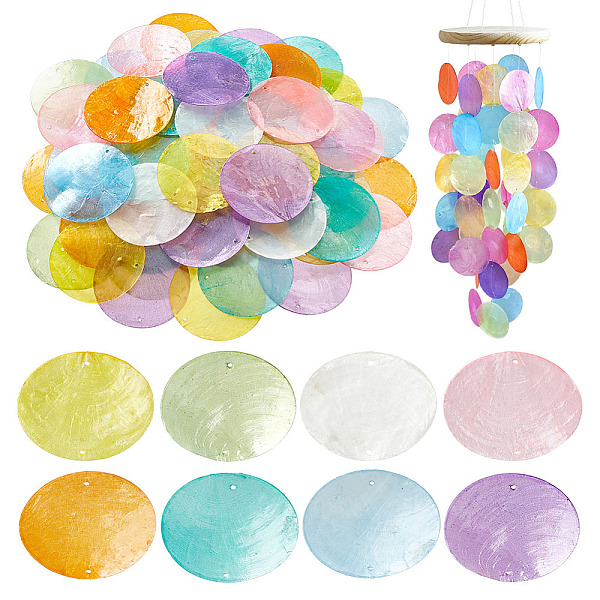 80Pcs 8 Colors Natu… - image