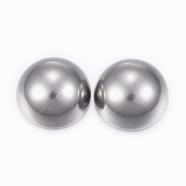

PandaHall 304 Stainless Steel Cabochon, Half Round/Dome, Stainless Steel Color, 18x9.5mm 304 Stainless Steel Half Round