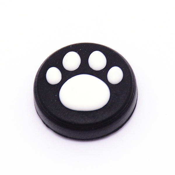 

PandaHall Silicone Replacement Cat Paw Thumb Grip Caps, Thumb Grips Analog Stick Cover, Black, 18x6.5mm, Inner Diameter: 13mm Silicone Flat...