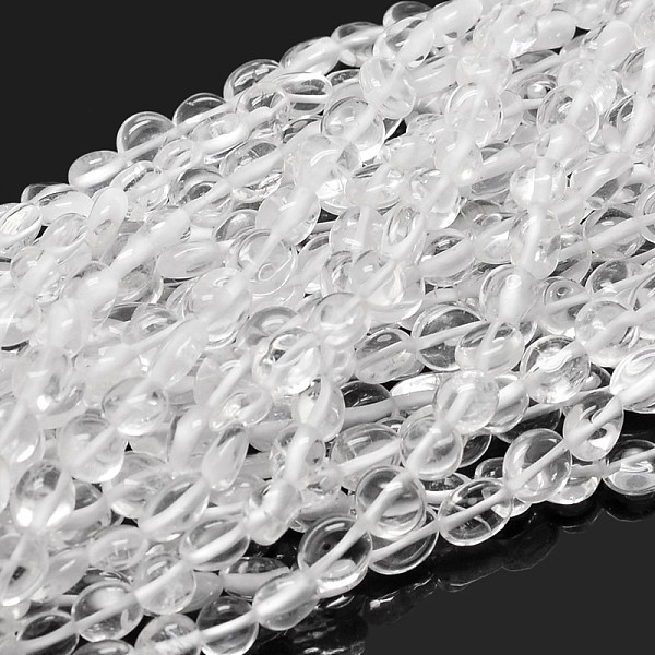 

PandaHall Natural Quartz Crystal Nuggets Beads Strands, Rock Crystal Beads, Tumbled Stone, 5~10x6~7x3~7mm, hole: 1mm, about 14.9 inch~15.7...