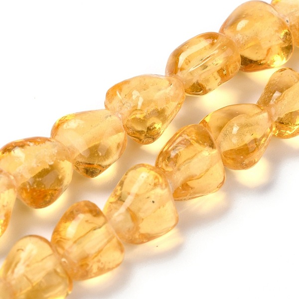 

PandaHall Handmade Lampwork Beads Strands, Nuggets, Gold, 10x9.5x7.5mm, Hole: 1.2mm, about 40pcs/strand, 15.16 inch(38.5cm) Lampwork Nuggets...
