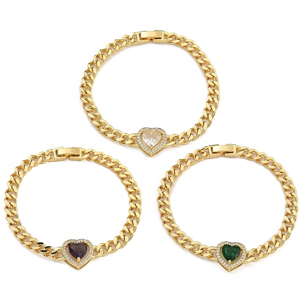 Brass Micro Pave Cu… - image