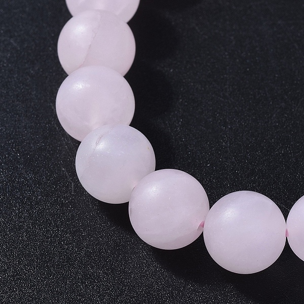 

PandaHall Natural Rose Quartz Beads Stretch Bracelets, with Elastic Fibre Wire and Packing Box, 2-1/8 inch(5.3~5.4cm) Rose Quartz