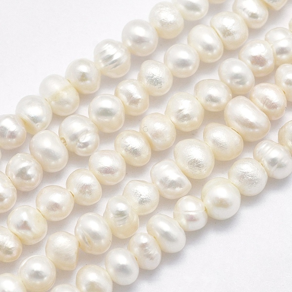

PandaHall Natural Cultured Freshwater Pearl Beads Strands, Potato, Beige, 3~4mm, Hole: 0.8mm, about 93pcs/strand, 13.98 inch(35.5cm) Pearl..., Yellow