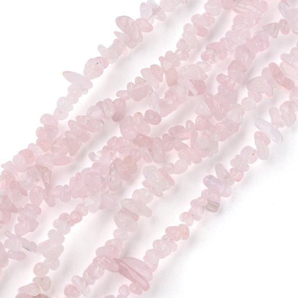 

PandaHall Natural Rose Quartz Beads Strands, Chip, 1.5~4.5x3~13x2.5~8mm, Hole: 0.6mm, 30.94~31.97 inch(78.6~81.2cm) Rose Quartz Chip