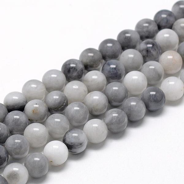 

PandaHall Natural Hawk's Eye Beads Strands, Eagle Eye Stone, Round, 10mm, Hole: 1mm, about 40pcs/strand, 15.7 inch Eagle Eye Stone Round