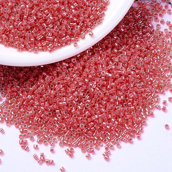 

PandaHall MIYUKI Delica Beads, Cylinder, Japanese Seed Beads, 11/0, (DB2051) Luminous Poppy Red, 1.3x1.6mm, Hole: 0.8mm, about 10000pcs/bag...