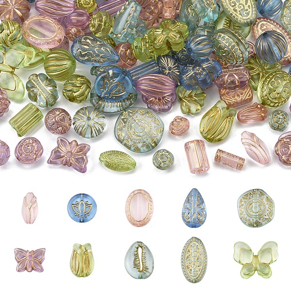 100G Transparent Acrylic Beads