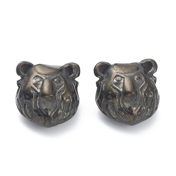 

PandaHall 304 Stainless Steel Beads, Lion, Gunmetal, 13.5x12.5x8.5mm, Hole: 2.5mm 304 Stainless Steel Lion