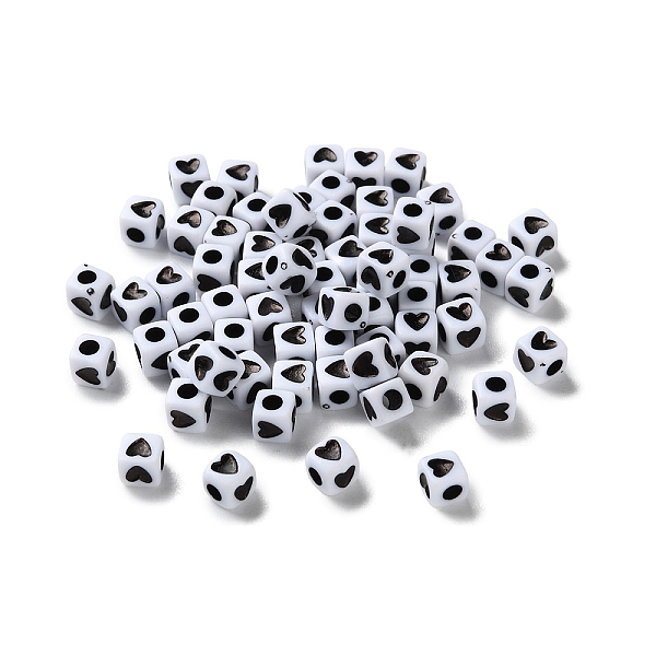 Opaque Acrylic Beads - image